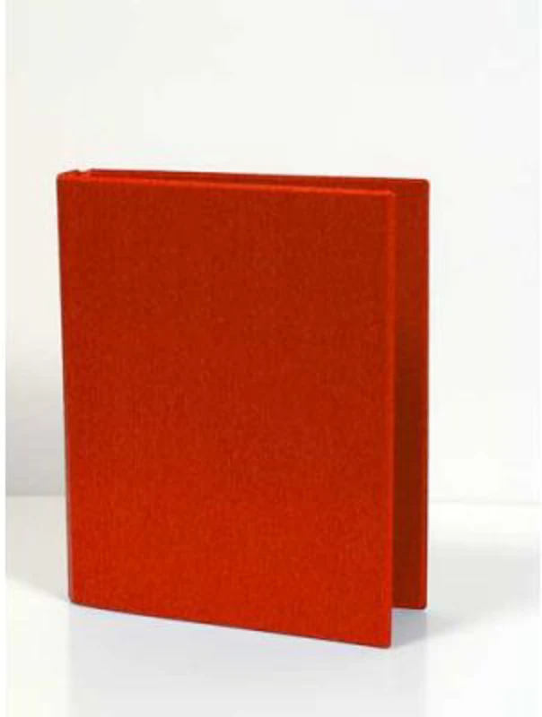 Caiet mecanic 2 inele - D25mm, coperti carton plastifiat PVC, A5, AURORA - rosu