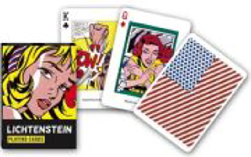 Carti de joc de colectie Piatnik, cu tema Roy Lichtenstein