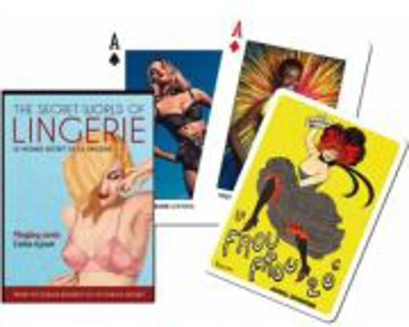 Carti de joc de colectie cu tema Secret World of Lingerie