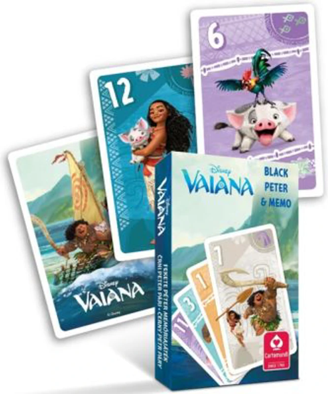 Carti de joc pentru copii, Vaiana, Pairs &amp; Memo Game