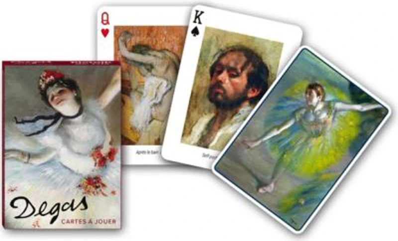 Carti de joc de colectie cu tema Degas