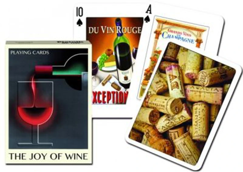 Carti de joc de colectie cu tema The Joy Wine