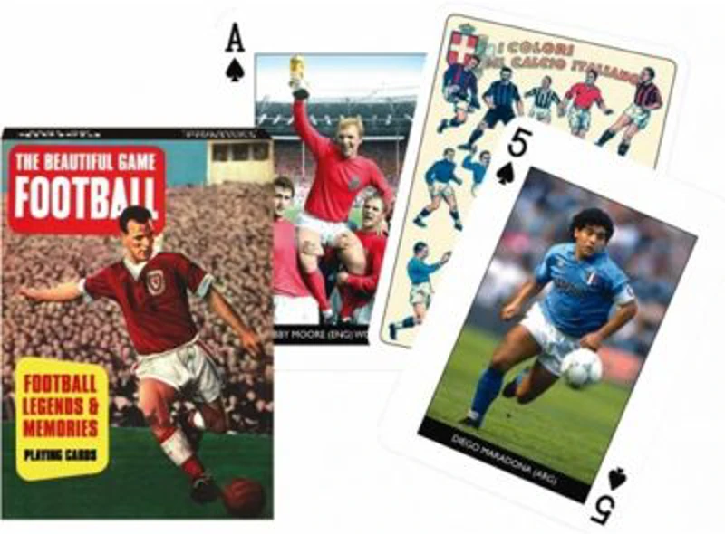 Carti de joc de colectie cu tema Football - Legends and Memories