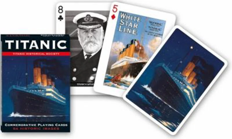 Carti de joc de colectie, Piatnik, cu tema Titanic