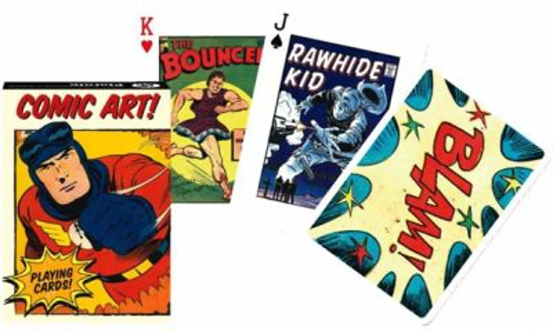 Carti de joc de colectie cu tema Comic Art!
