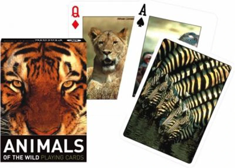 Carti de joc de colectie cu tema Animals of the Wild