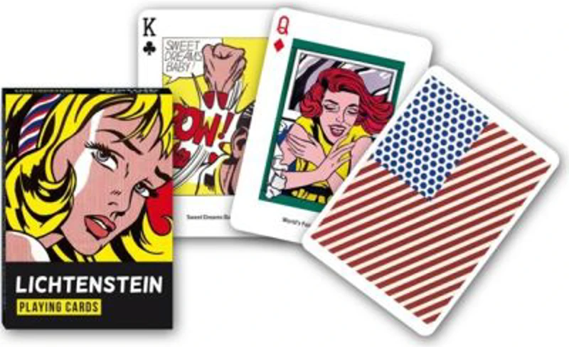 Carti de joc de colectie Piatnik, cu tema Roy Lichtenstein