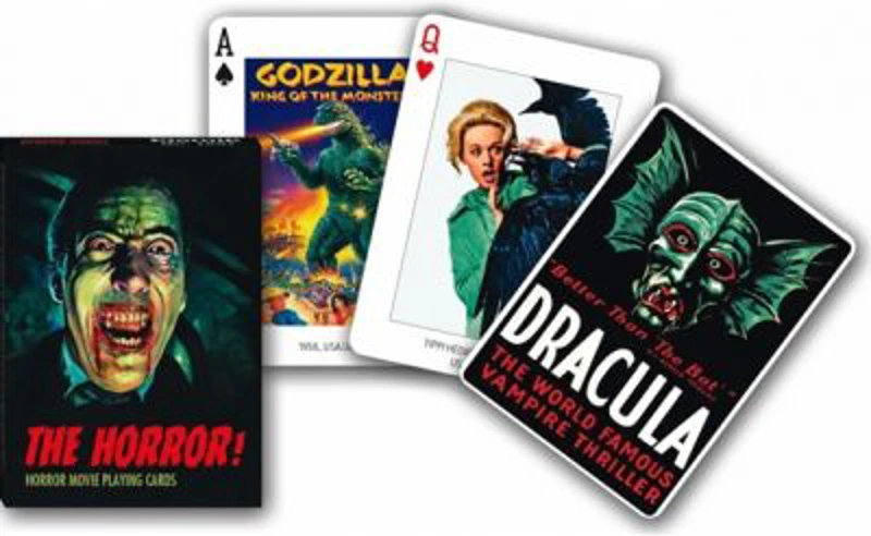 Carti de joc de colectie cu tema The horror movies posters