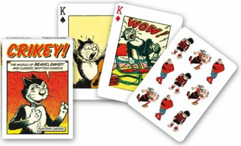 Carti de joc de colectie cu tema Crickey the Cat - Classic British Comics