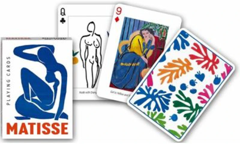 Carti de joc de colectie cu tema Matisse