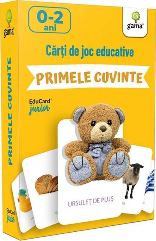 Primele cuvinte (0-2 ani). Cărți de joc educative. EduCard Junior - Paperback - *** - Gama
