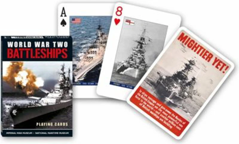 Carti de joc de colectie cu tema World War II Battleships