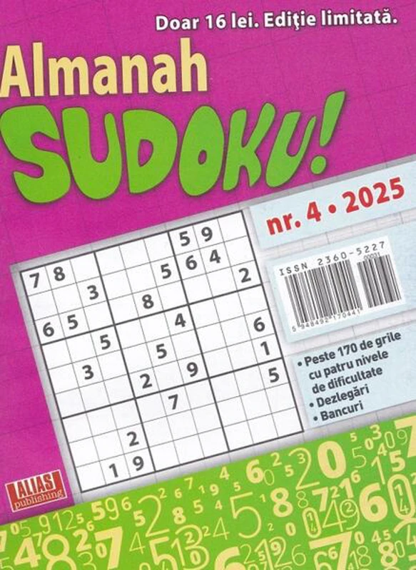 Almanah Sudoku Nr. 4/2025 - Paperback brosat - *** - Alias Publishing