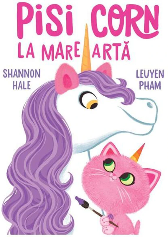 Pisi-Corn la mare artă - Hardcover - Vlad și Cartea cu Genius
