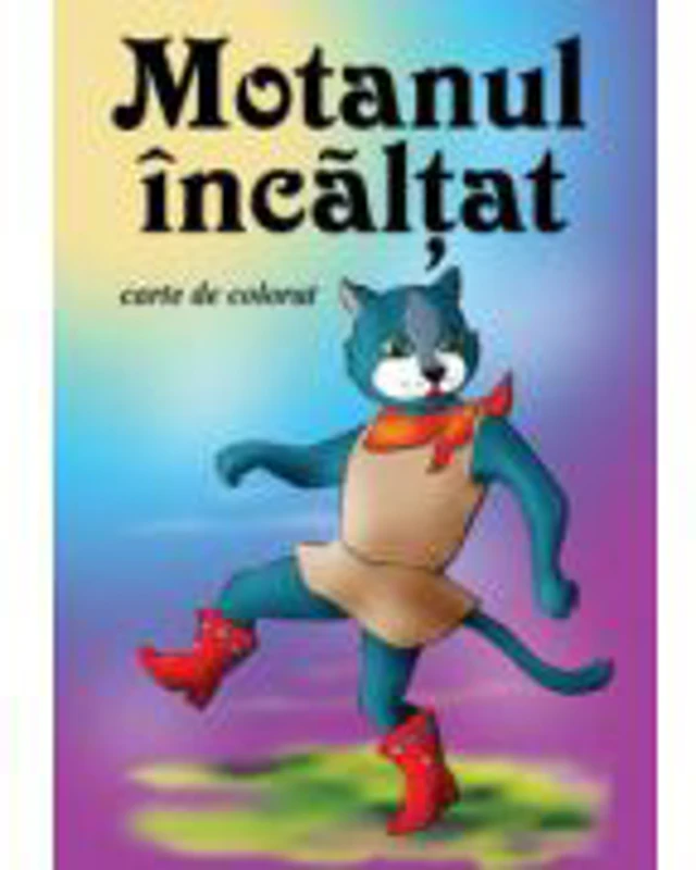 Motanul incaltat (carte de colorat)