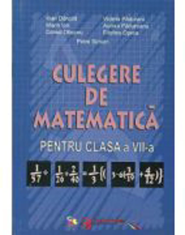 Culegere de matematica. Clasa a VII-a