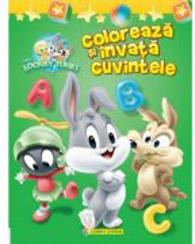 Coloreaza si invata cuvintele (Baby Looney Tunes)