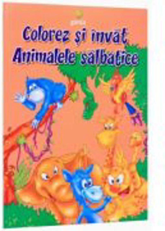 Colorez si invat - Animalele salbatice