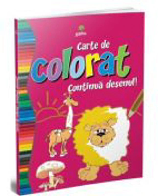 Carte de colorat - continua desenul