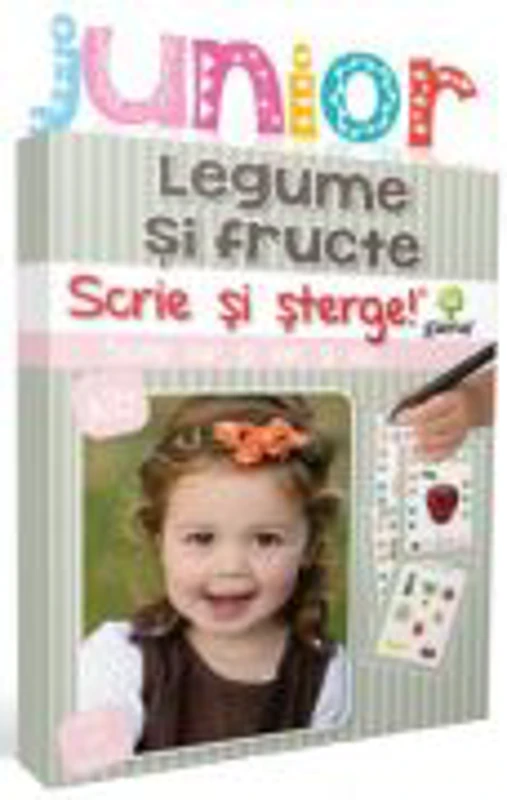 Scrie si sterge! Junior. Legume si fructe