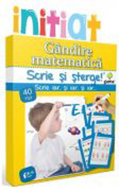 Scrie si sterge! Initiat. Gandire matematica. 5-6 ani