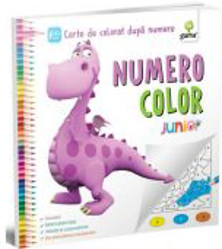 Numero Color. Junior Plus. Carte de colorat dupa numere