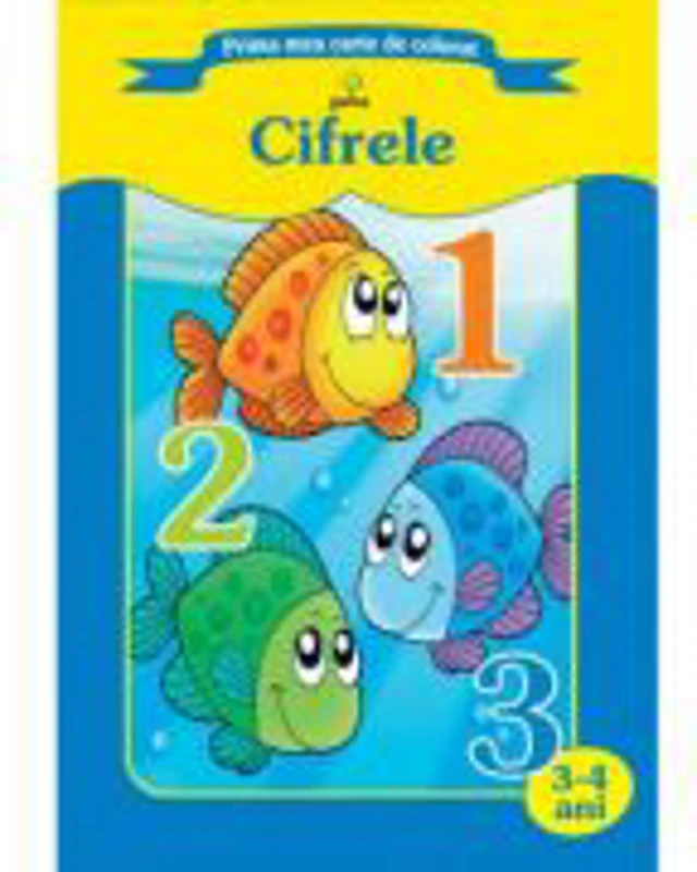 Prima mea carte de colorat - Cifrele