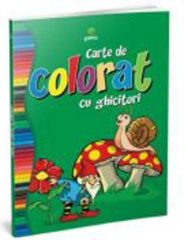 Carte de colorat cu ghicitori