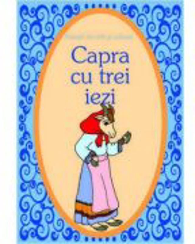 Povesti de citit si colorat - Capra cu trei iezi