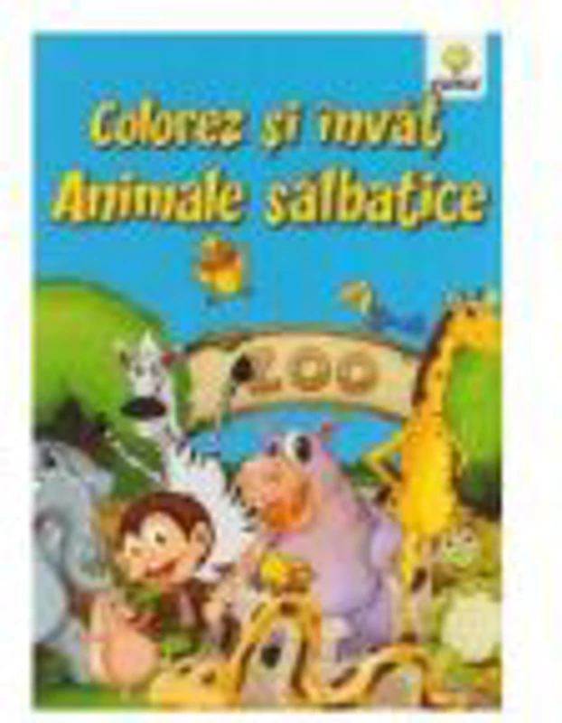 Colorez si invat - Animale salbatice