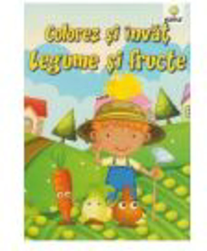 Colorez si invat - Legume si fructe