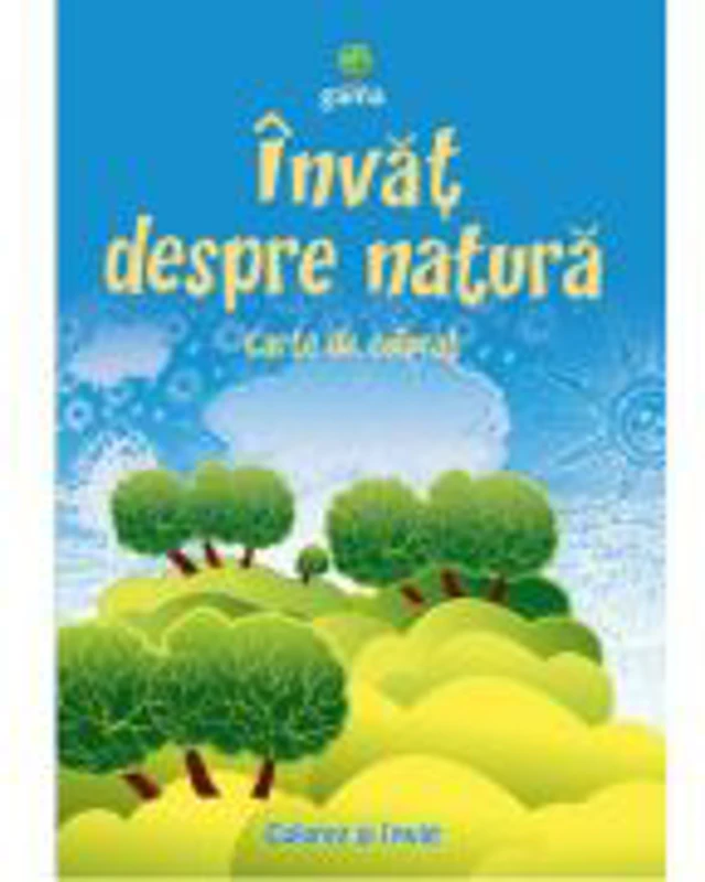 Invat despre natura - Carte de colorat A5