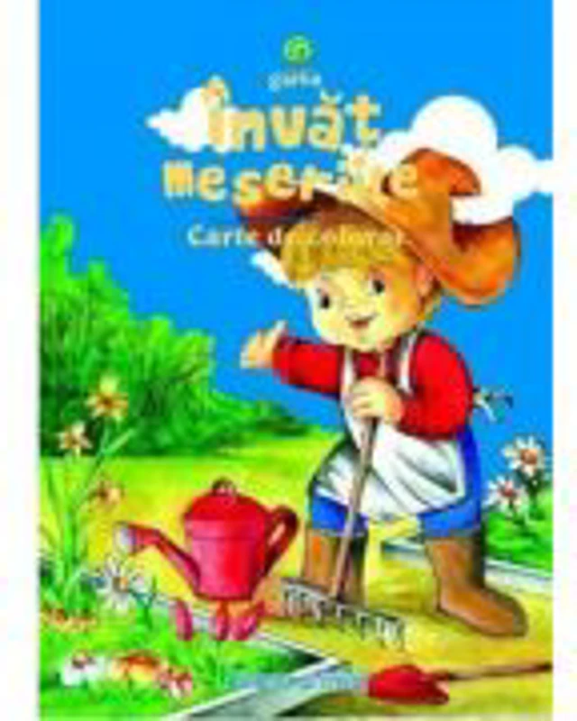 Invat meseriile - Carte de colorat A5