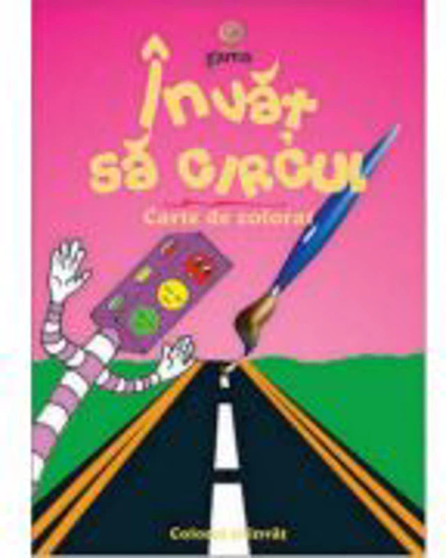 Invat sa circul - Carte de colorat A5
