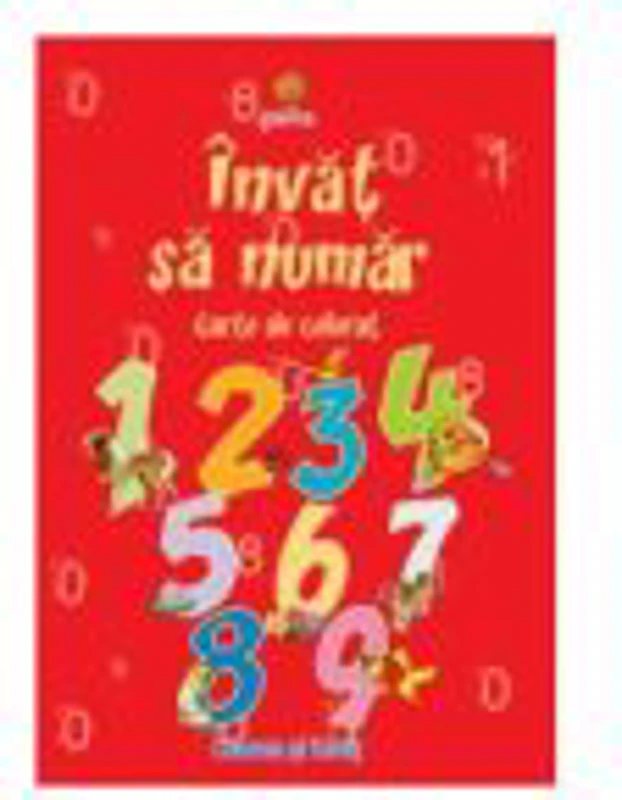Invat sa numar - Carte de colorat A5