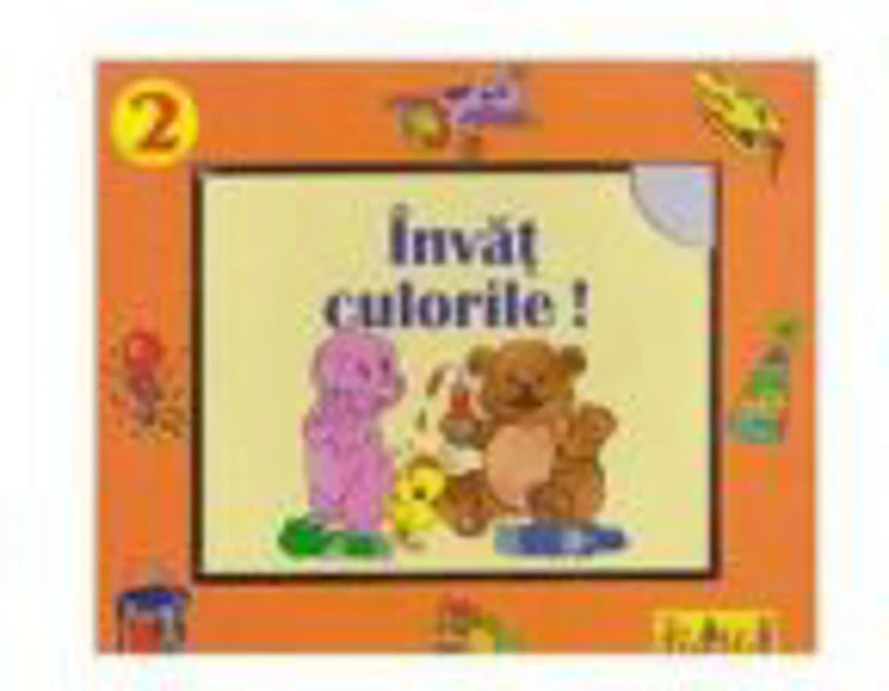 Carti pliate cu ferestre - Invat culorile!