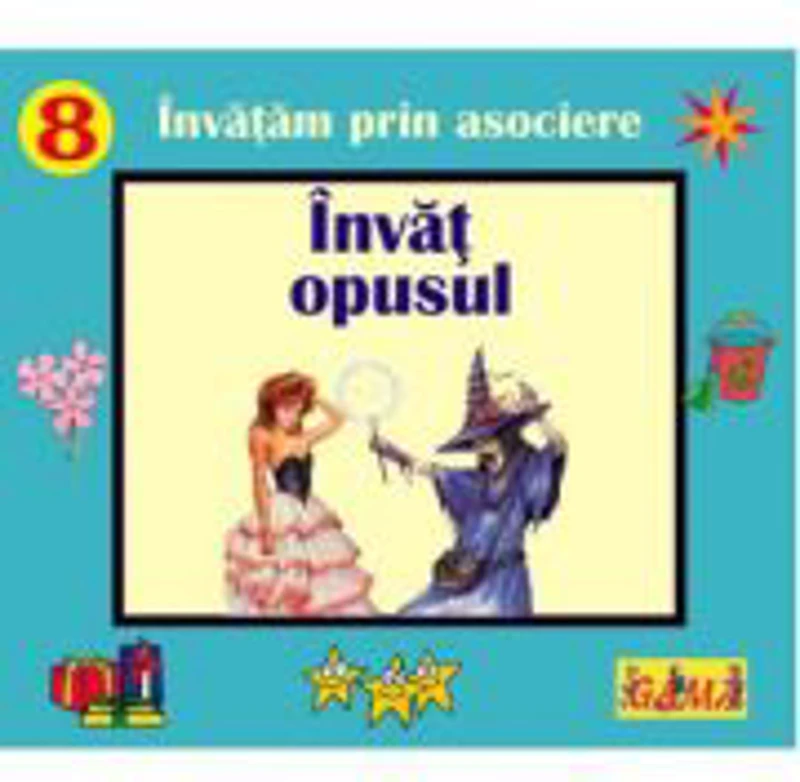 Carti pliate cu ferestre. Invatam prin asociere - Invat notiuni opuse