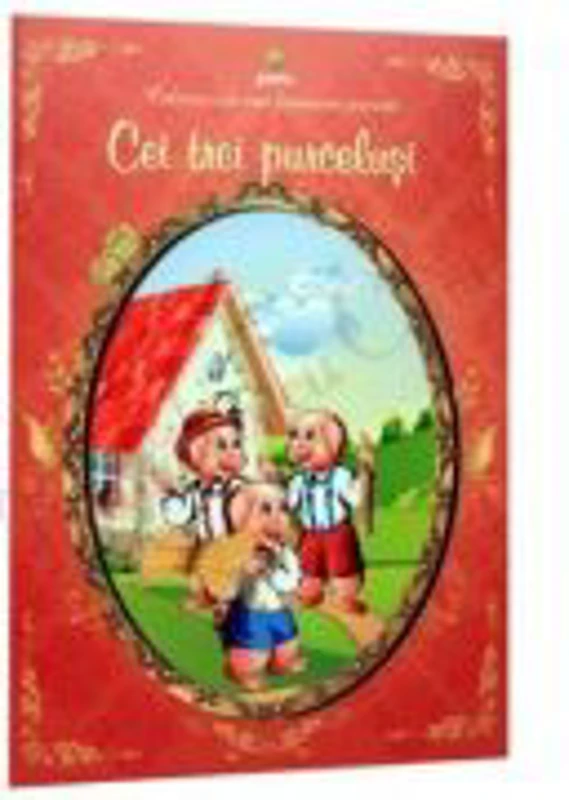 Cei trei purcelusi. Carte de colorat