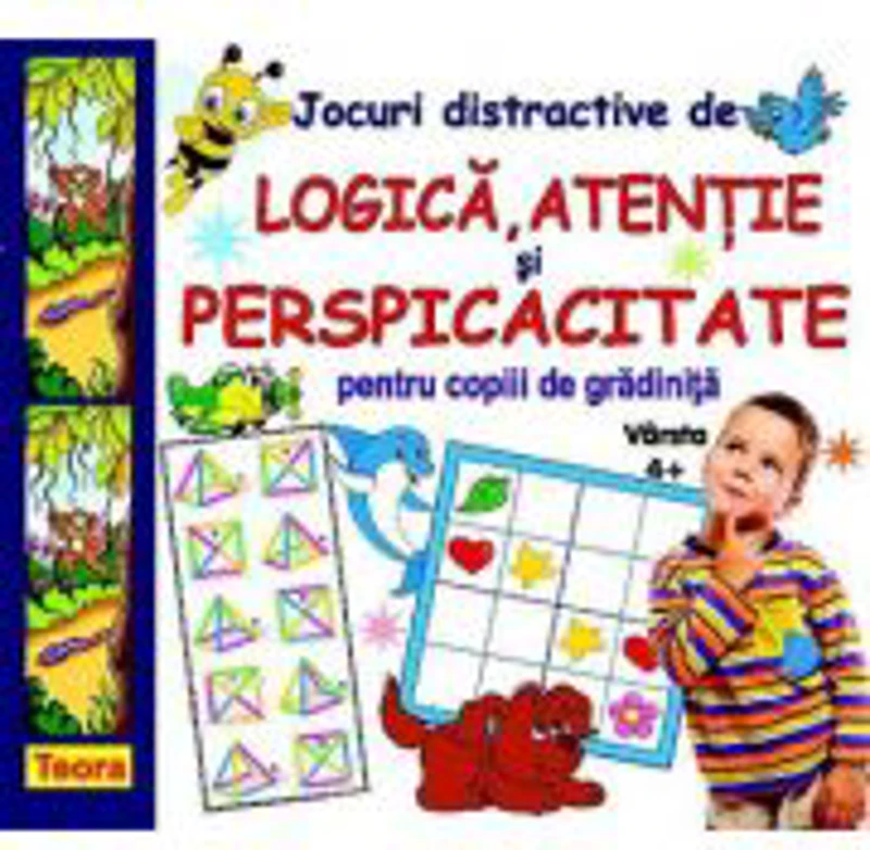 Jocuri distractive de logica, atentie si perspicacitate pentru copiii de gradinita de Diana Rotaru (1296)