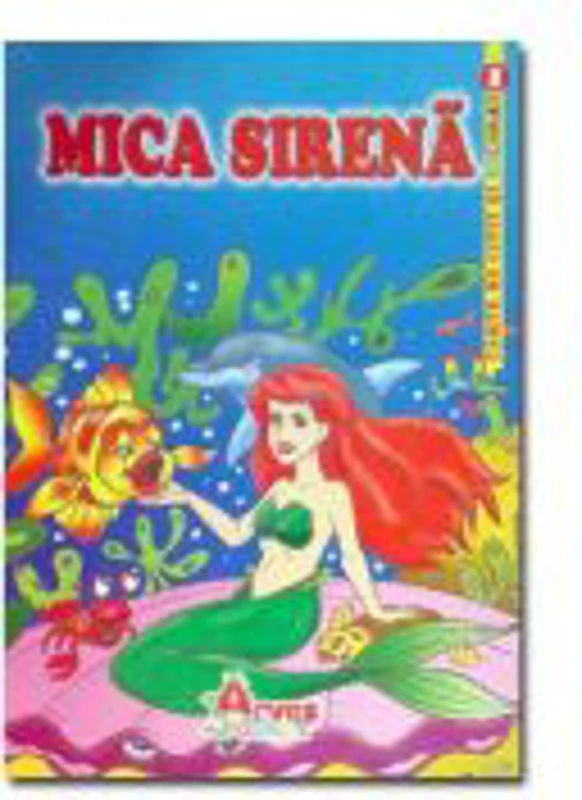 Mica Sirena - carte de colorat si de citit