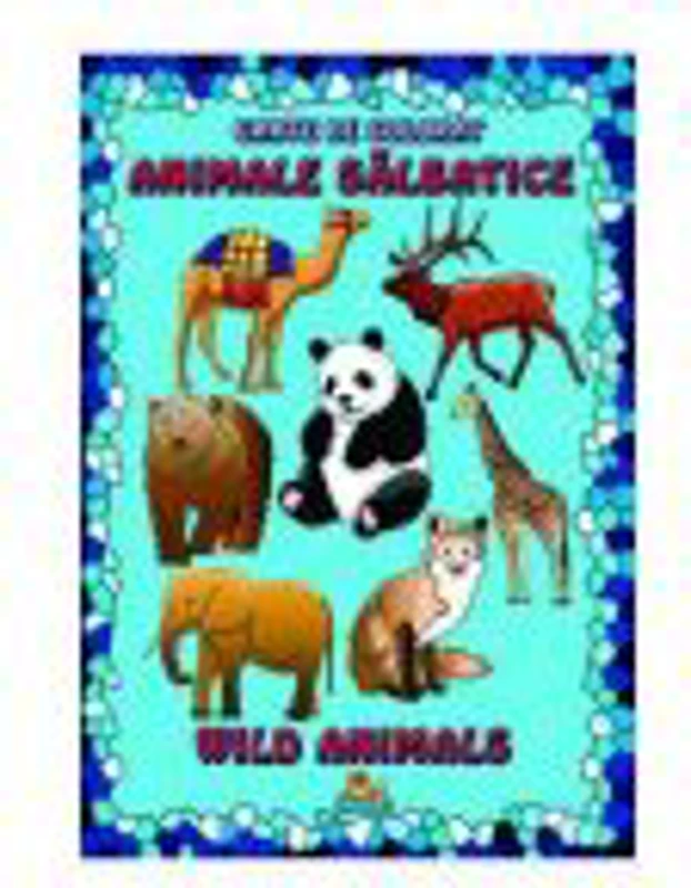 Animale salbatice - carte de colorat