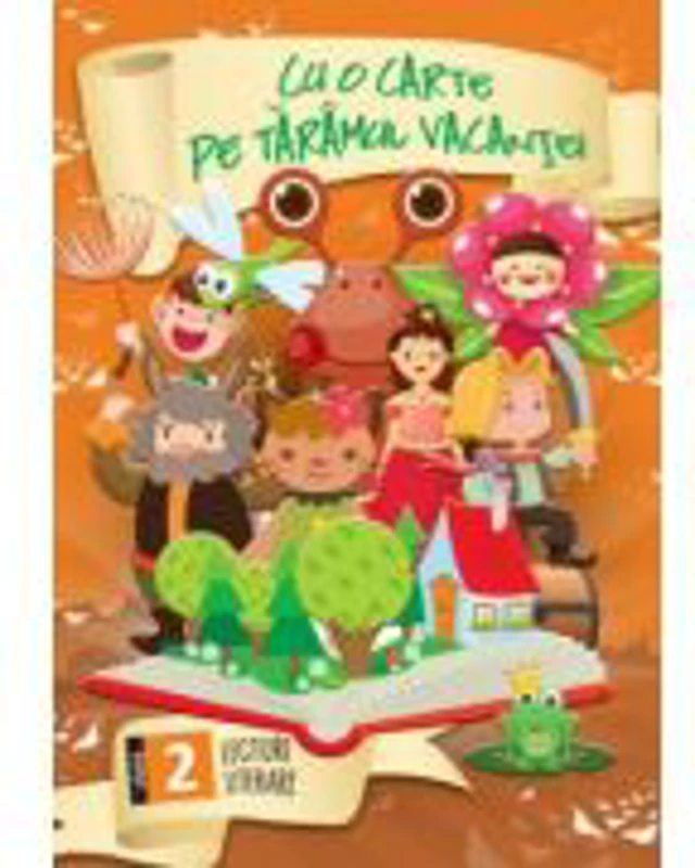Cu o carte pe taramul vacantei - citeste si coloreaza, pentru clasa a II-a