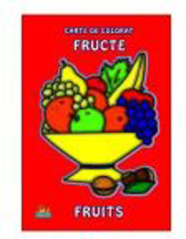 Fructe - Carte de colorat