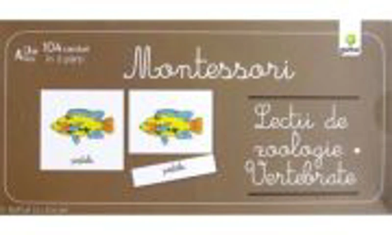 Lectii Montessori. Lectii de zoologie. Vertebrate