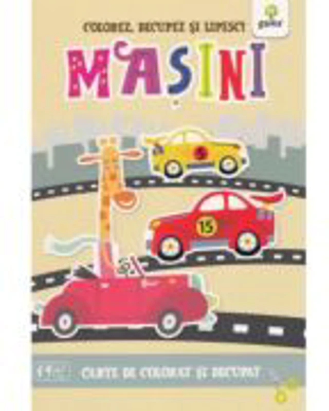 Colorez, decupez si lipesc! Masini