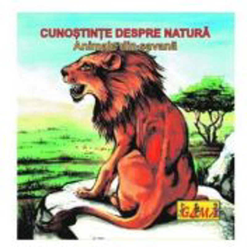 Carti pliante mici - Animale din savana
