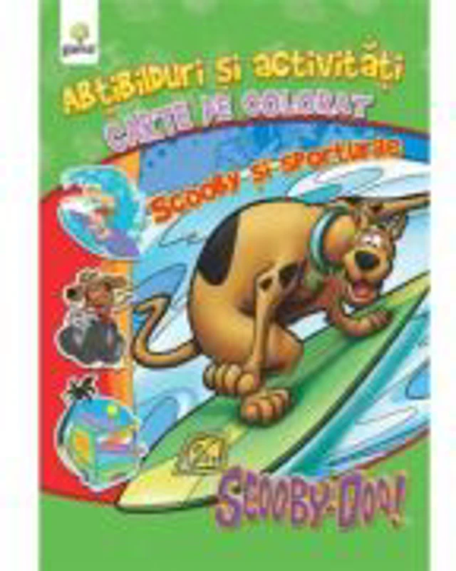Abtibilduri si activitati cu Scooby-Doo! - Scooby si sporturile - Carte de colorat