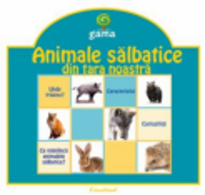 Pliante educative - Animale salbatice din tara noastra