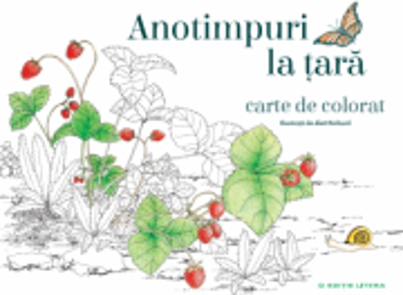 Anotimpuri la tara. Carte de colorat