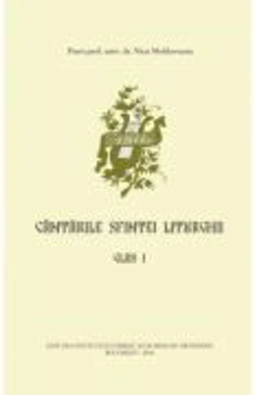 Cantarile Sfintei Liturghii. Glasul 1 - Pr. Prof. Dr. Nicu Moldoveanu